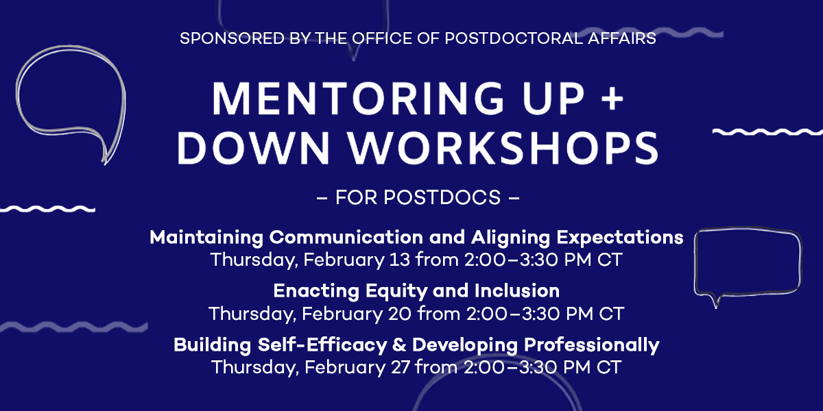 Mentoring Up and Down Workshops – Winter 2025