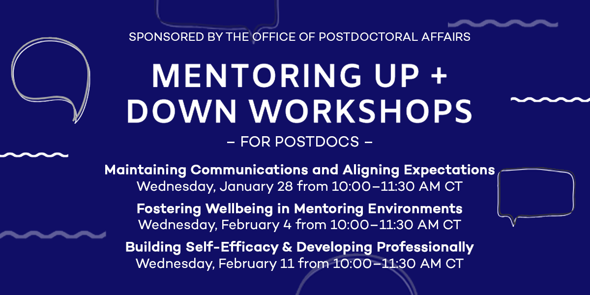 Register for Mentoring Up + Down Workshops