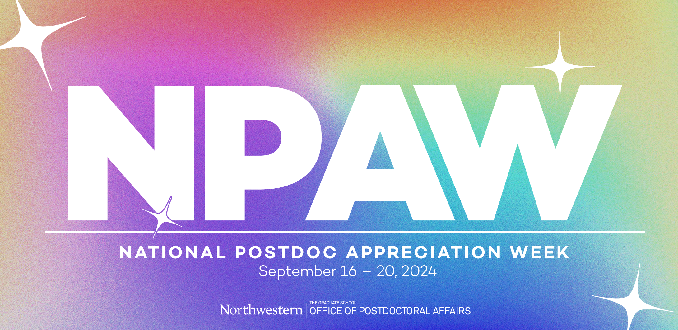 National Postdoc Appreciation Week logo banner